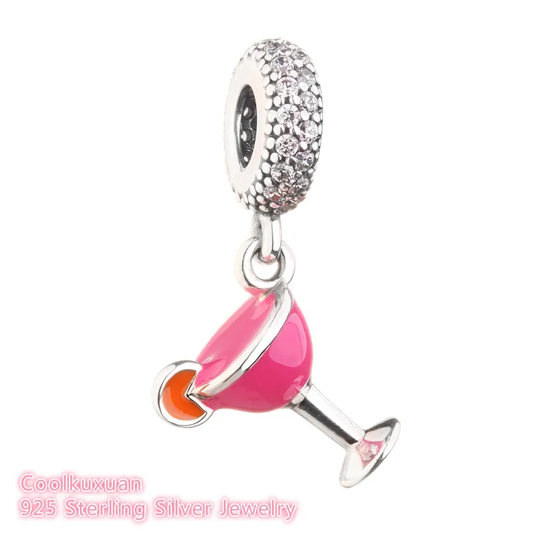 Осенние подвески из стерлингового серебра 925 пробы с фруктовым коктейлем