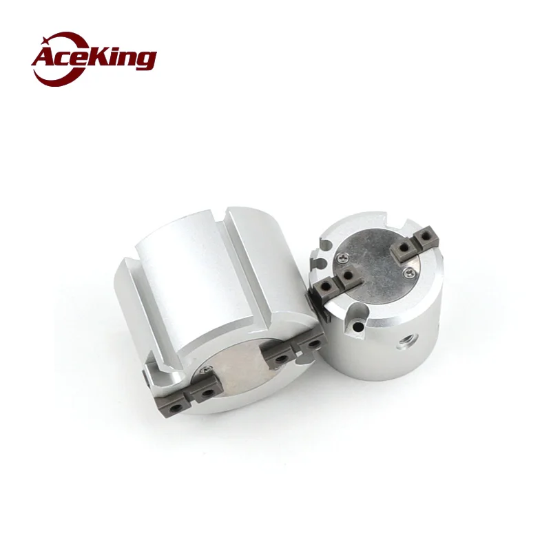 Пневматический цилиндрический зажим AceKing с двумя когтями тремя четырьмя