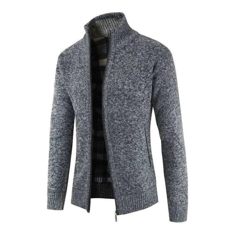 Hemiks, мужская повседневная куртка, зимняя, с капюшоном, Weatshirts, кардиган на молнии, с длинным рукавом, мужские вязаные пальто, куртка на молнии, кардиганы
