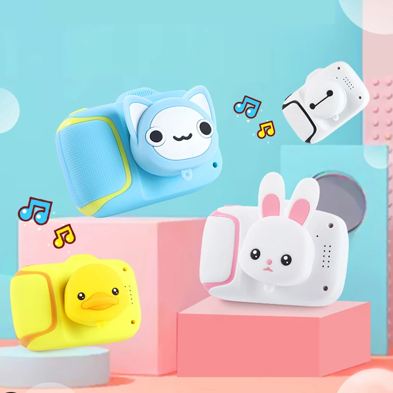 

Kids Cartoon Camera Toys 20 Mega Pixels Camera with 32GB Memory Cards Reader HD Video Digital Cameral Toys Gifts for Children