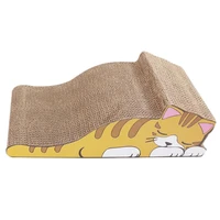cat scratcher corrugated cardboard scratching pads kitten scratch lounge bed for indoor cats rest activity furniture protection