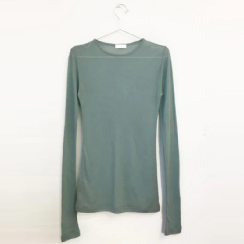 Сексуальная тонкая Однотонная футболка женские топы весна-лето клувечерние