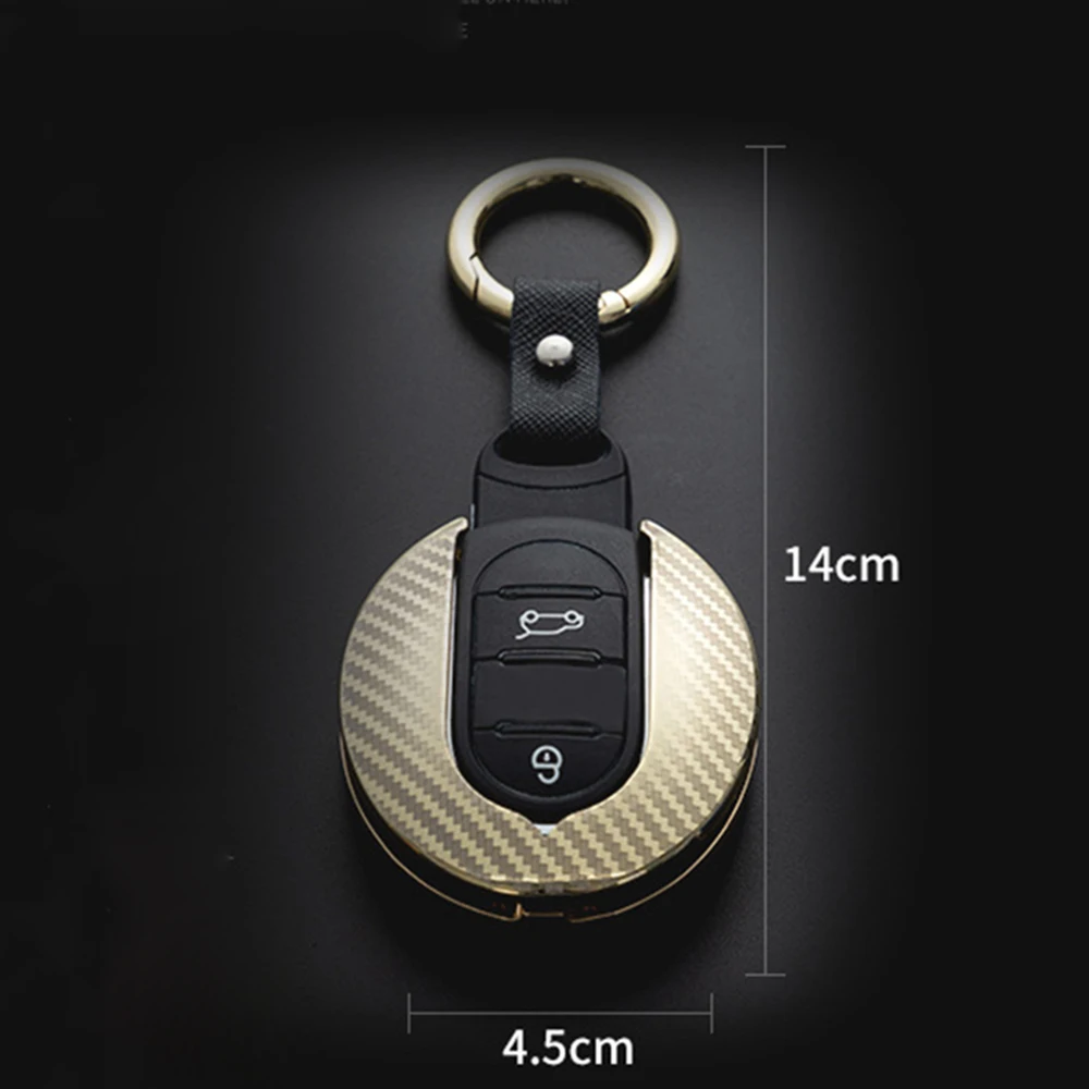 Чехол для автомобильных ключей металлический корпус цепи отделка кольцо