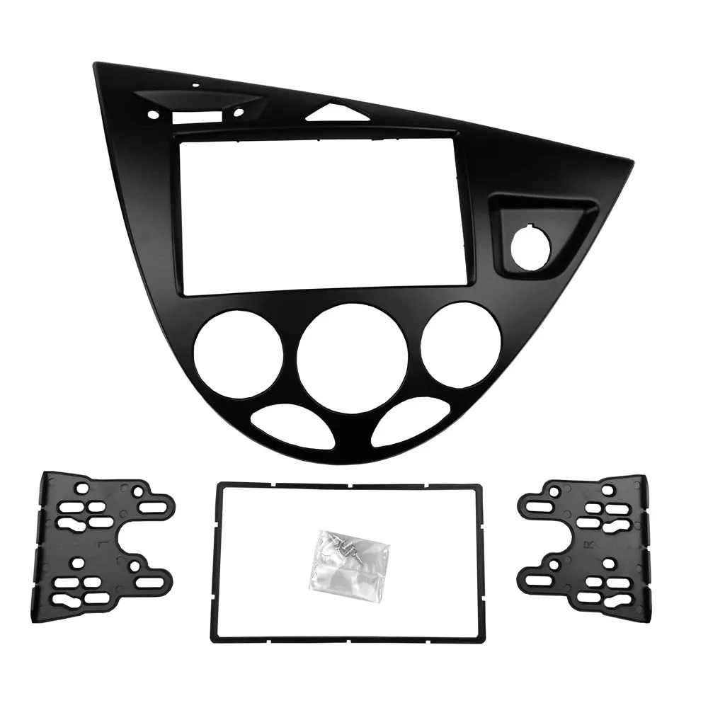 Двойной 2 Din стерео панель для Ford Focus Fiesta фасции Радио DVD рамка CD gps рамка и установка тире Установка отделка комплект