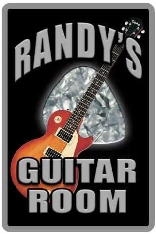 

Tin Sign Vintage Metal Sign Guitar Room Signurable No Rust Man Cave Decorative Sign