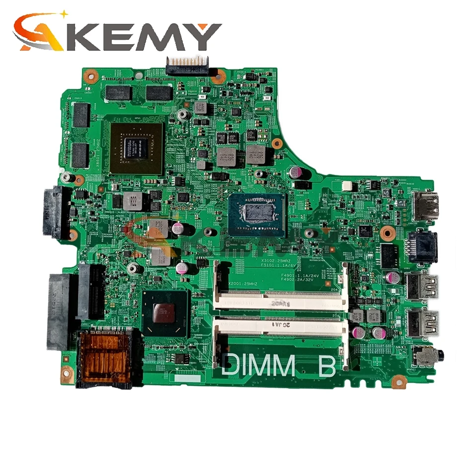 Материнская плата Akemy для ноутбука Dell Inspiron 3421 5421 материнская 12204-1 DNE40-CR 5J8Y4 W/ i5-3337U