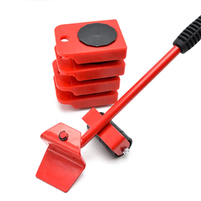 5 шт. Профессиональный Meubels Vervoer набор инструментов Zware Voeders Moving Handgereedschap Set Wiel Bar Mover Apparaat
