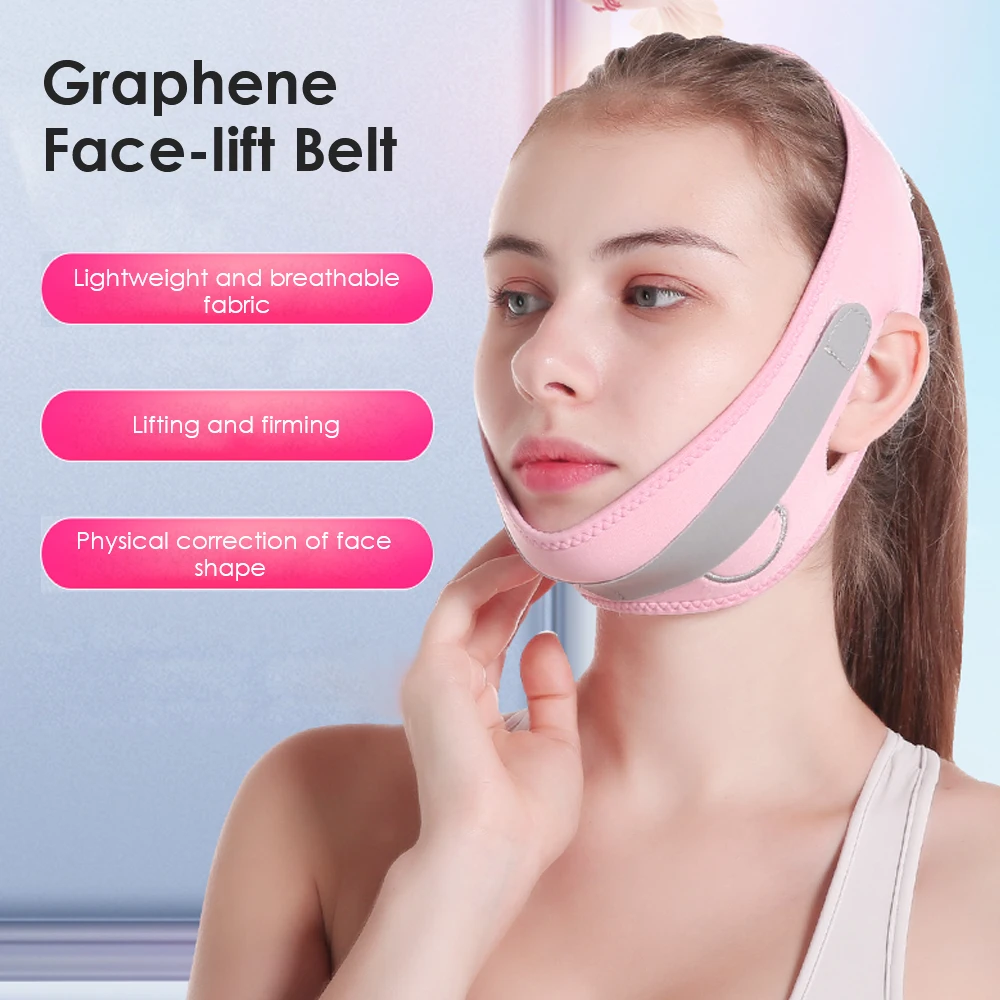 

Elastic Facial Slimming Bandage Relaxation Lift Up Belt V Face Mask Reduce Double Chin Facial Massage Skin Care Beauty Tools