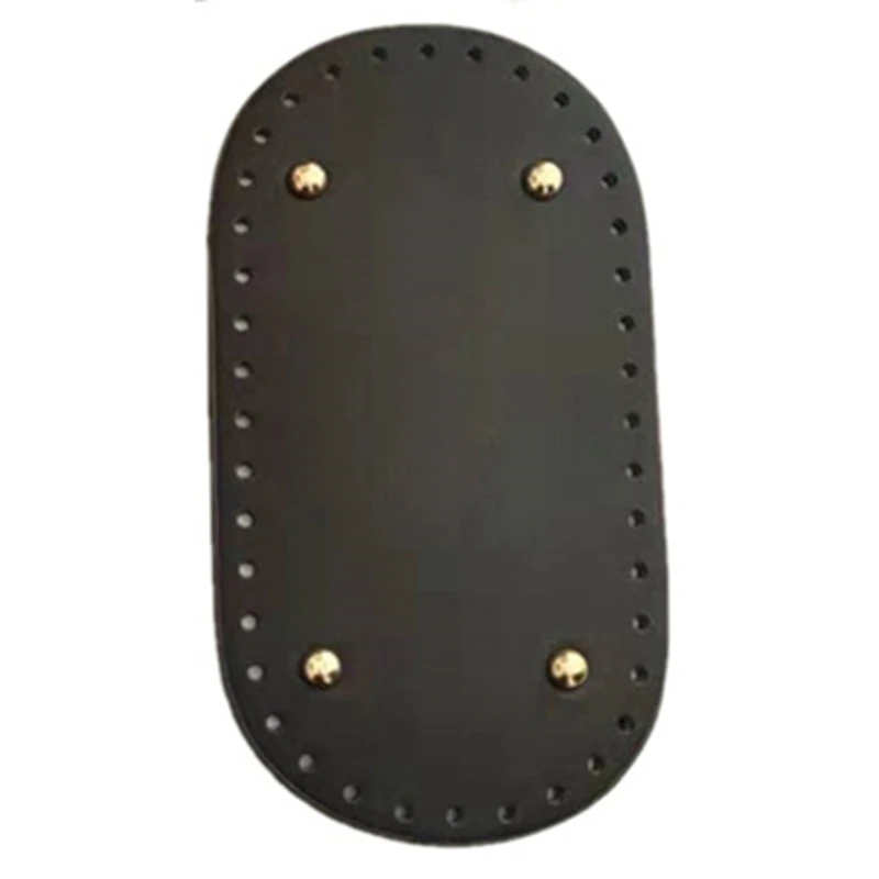 

6Pcs Leather Sewing Holes Bag Bottom Shaper Base for Knitting DIY Purse Handbag Shoulder Bag Replacement Accessories