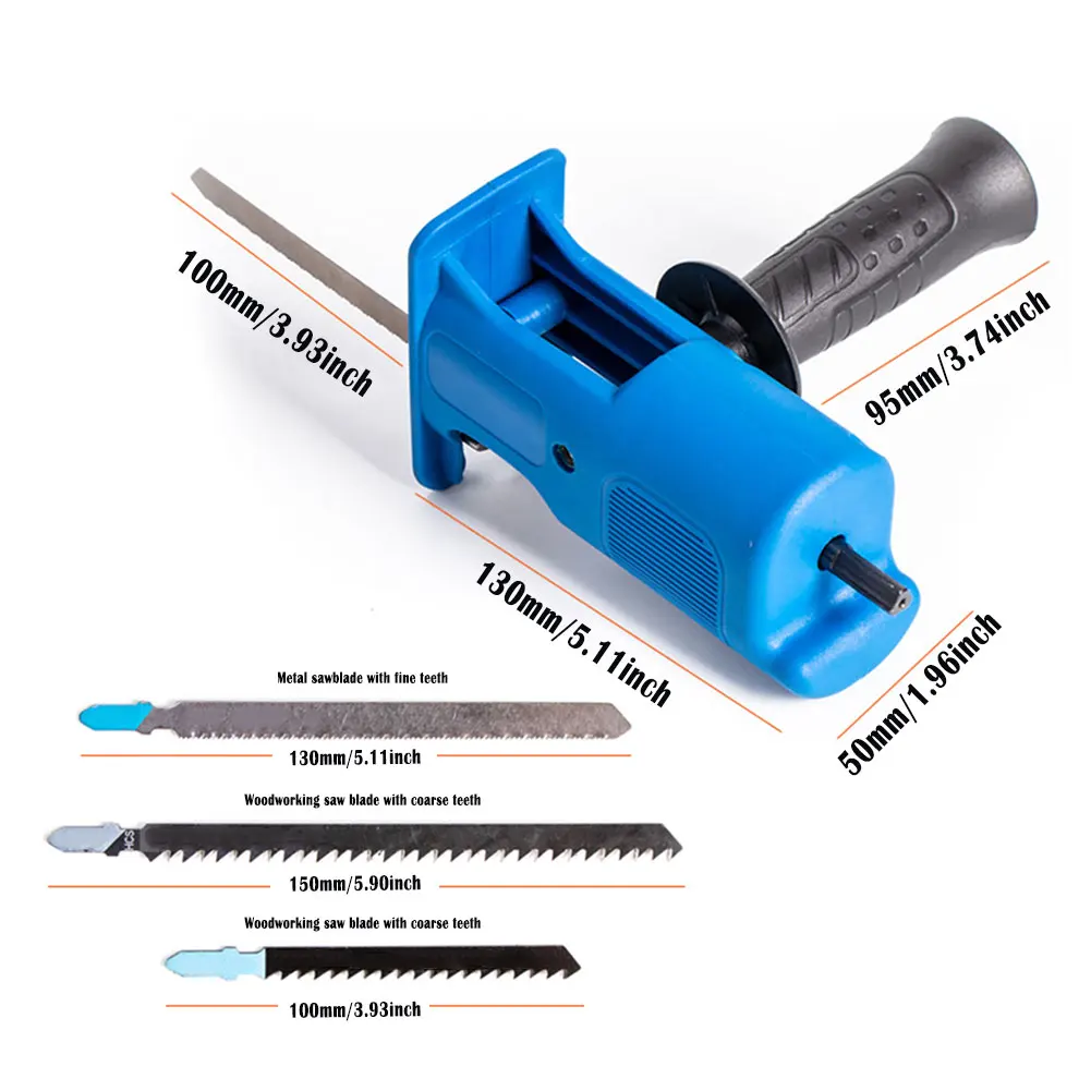 

Reciprocating Saw Adapter Electric Drill Modified Electric Saw Power Tool Wood Cutter Machine Attachment Adapter Drill Converter