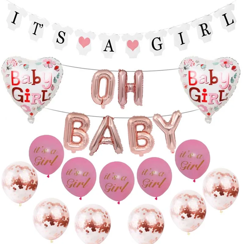 Twins 12 ''розовые конфетти воздушные шары для девочки день рождения ребенка душ