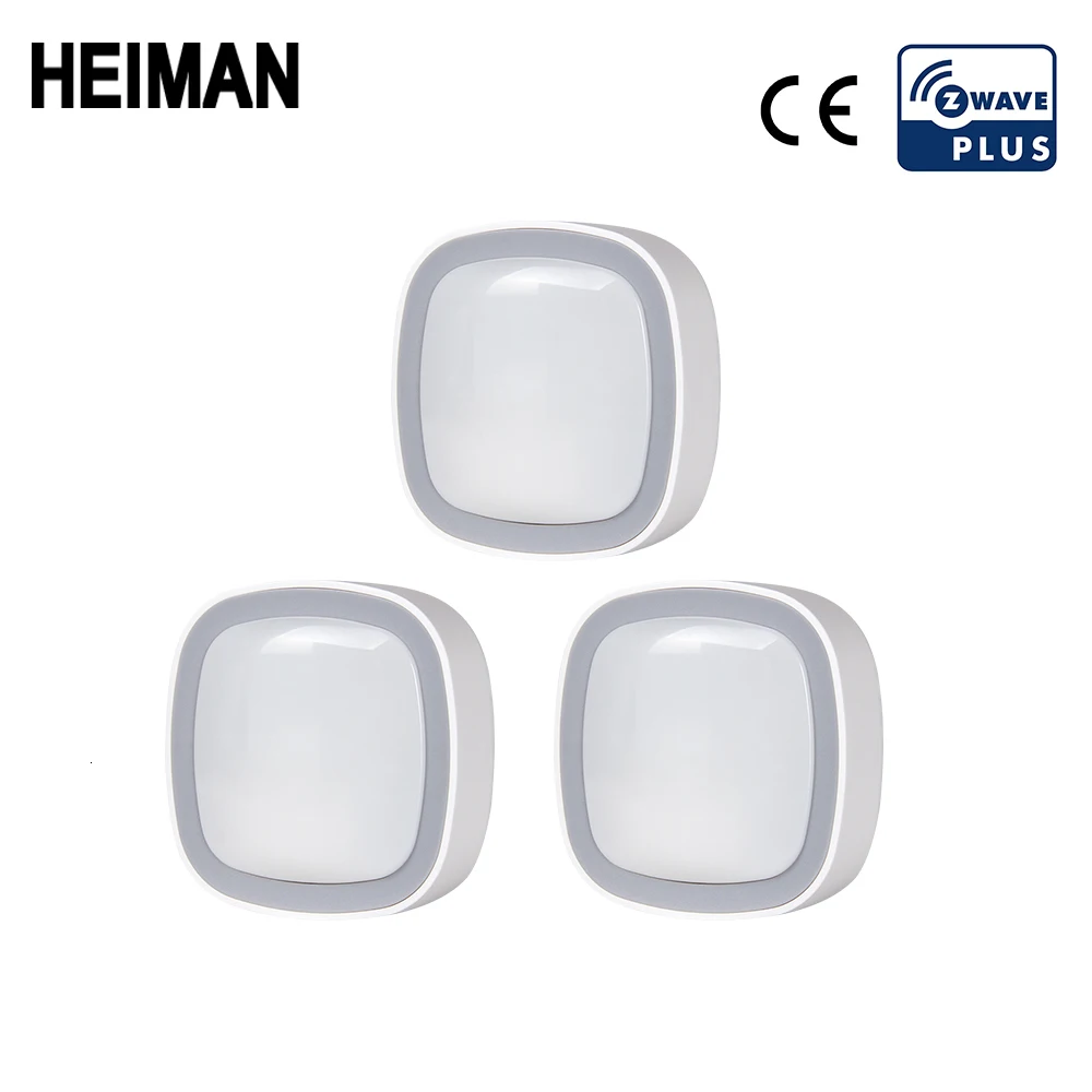 HEIMAN Z-wave PIR датчик движения домашняя Автоматизация Z wave сигнализация zwave детектор движения ЕС 868,4 МГц - Цвет: 3 PCS