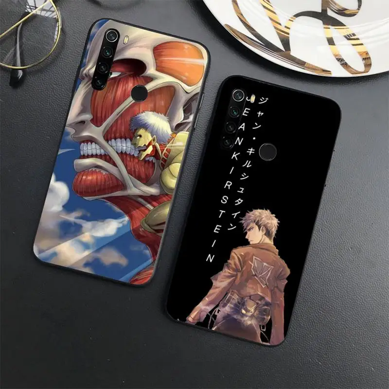 

attack on titan Phone Case For Xiaomi Redmi note 7 8 9 t max3 s 10 pro lite coque shell cover funda