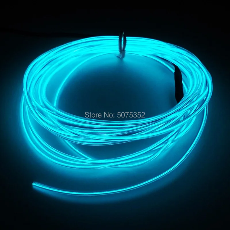 GZYUCHAO EL 2.3mm Flexible Wire Rope Tube 5VUSB Steady On Glow Neon Light Lamp Waterproof Led Strip For Computer Stage Decor |
