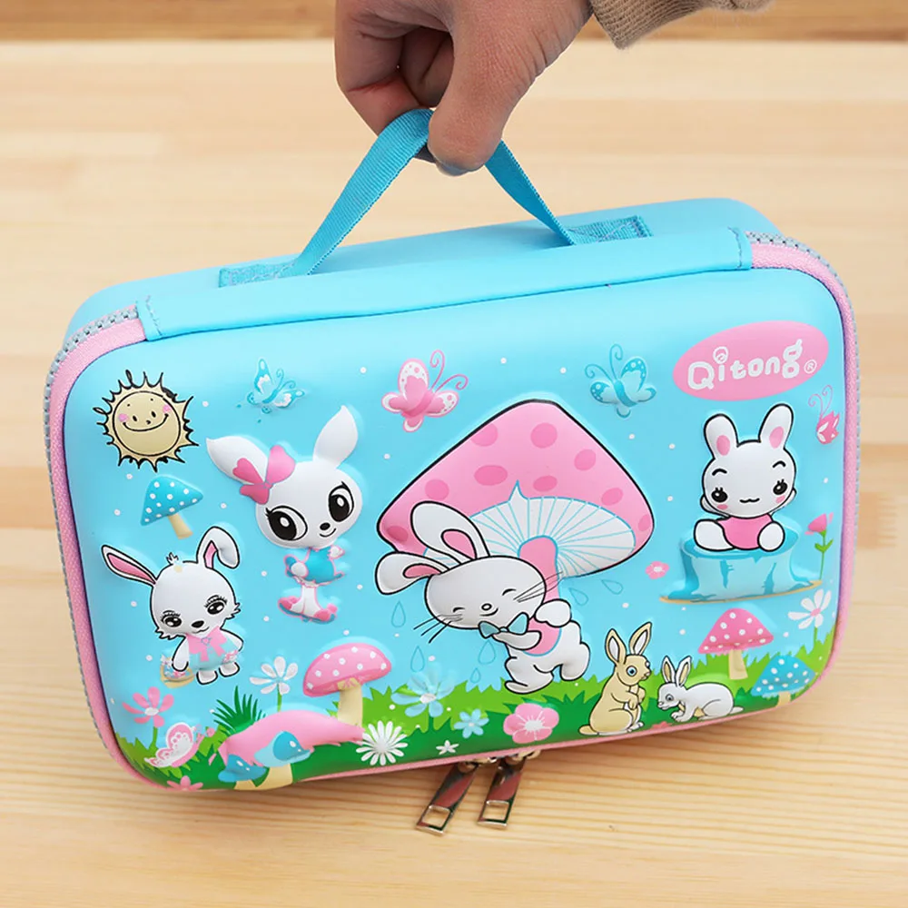 Большие EVA штрафы коробки замка в Корейском стиле Kawaii школьный Карандаш Чехол для