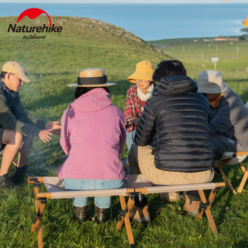 Fiyat Naturehike MW04 Taşınabilir Katlanır Tabure Uzatılmış çift Kişilik Tabure Seyahat Piknik Alüminyum Alaşımlı Sandalye Balıkçılık Katlanır Kamp