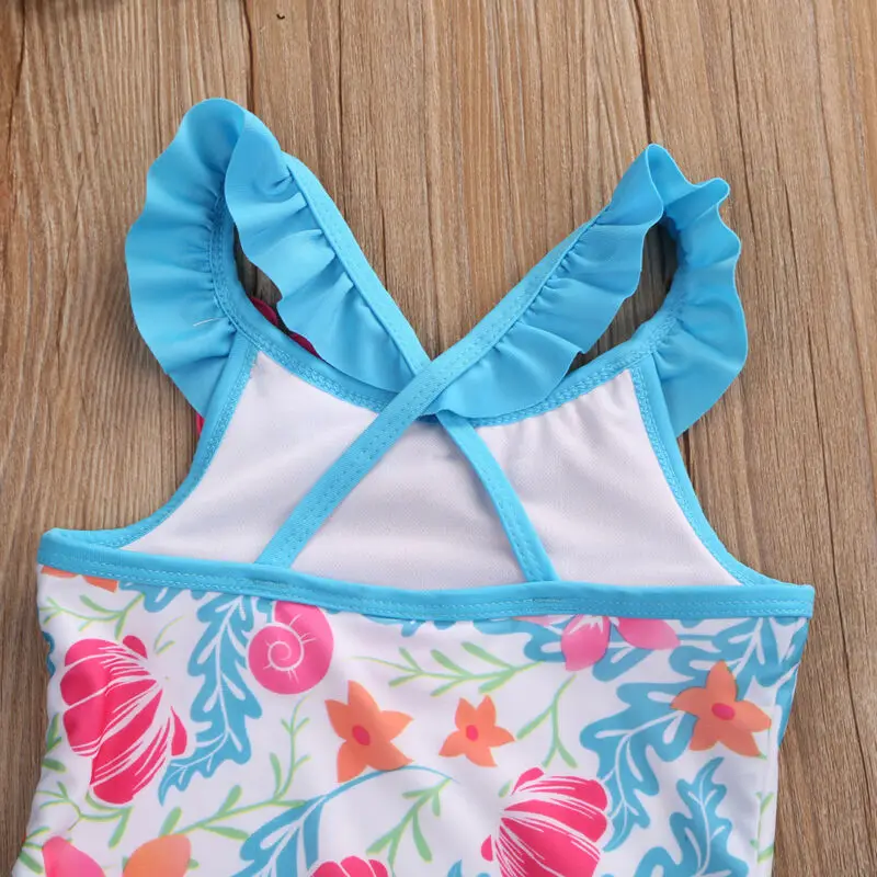 Купальник-бикини с цветочным принтом и юбкой-годе | Спорт развлечения