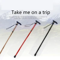 telescopic walking stick cane hiking walking aid sticks for elderly seniors with cushion handle climbing equipment