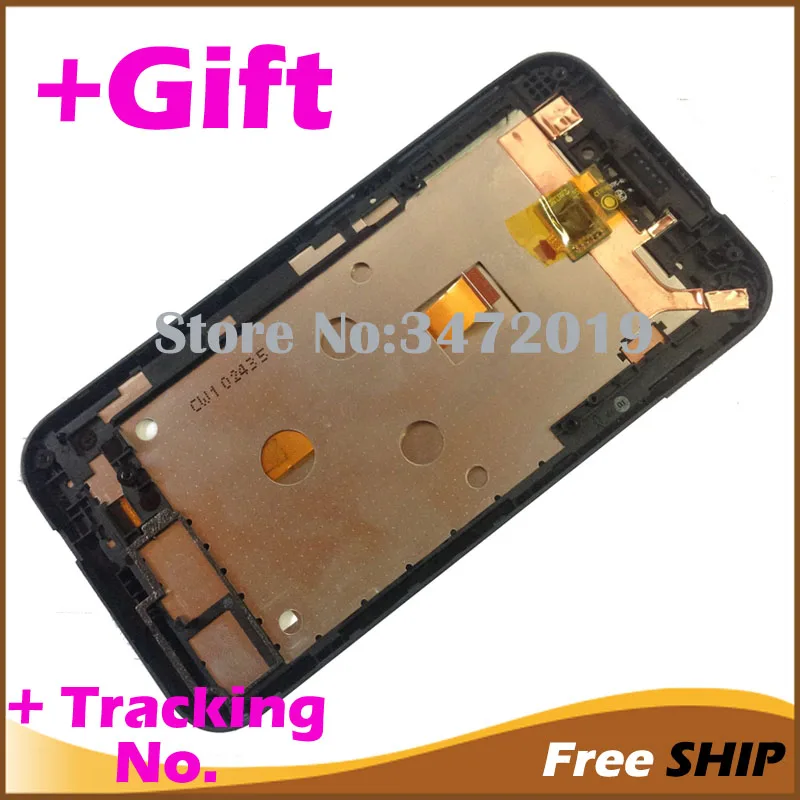 1 шт. проверенный на мобильный телефон Дисплей для HTC Desire 320 D320 рамка Черный цвет ЖК