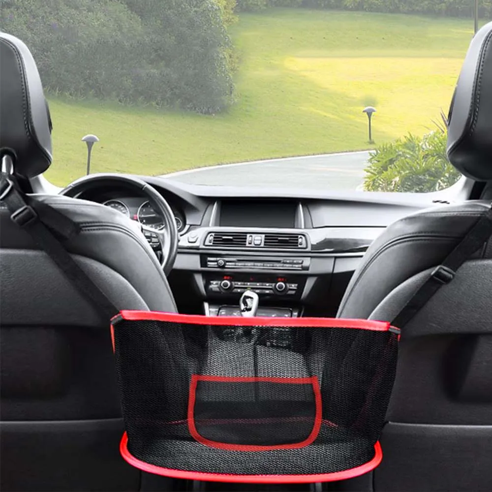 Сетчатый Органайзер на спинку сиденья автомобиля Сетчатая Сумка барьер для