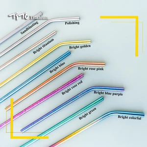 Трубочки из чистого титана, портативные Трубопроводы из титанового сплава, не из нержавеющей стали, не коррозируют