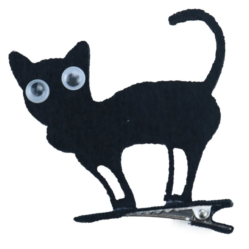 

2021 Halloween Ghost Cat Europe and America Cloth Children Girl Hairpins