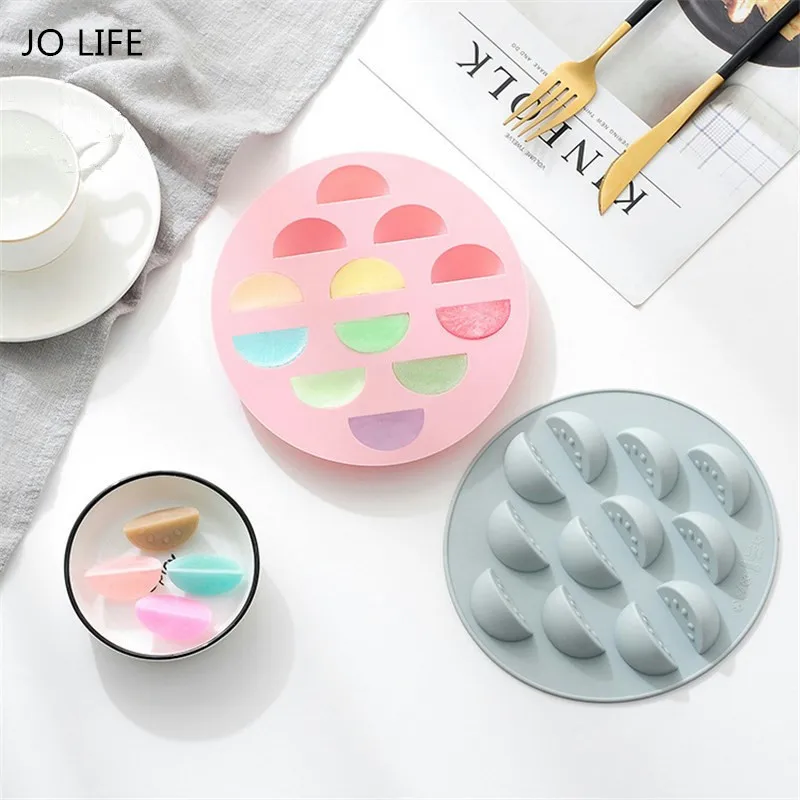 

JO LIFE Creative Cake Decoration Mold Silicome Tool Novelty Watermelon Shaped Cute Gummy Chocolate Cookie Molds