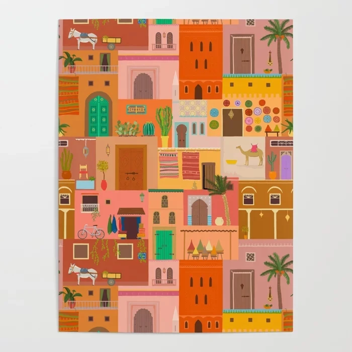 

Настенная картина «Ретро» без рамки для спальни