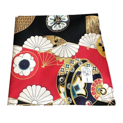 70CM *70CM Japanese style wrapping cloth furoshiki handkerchiefs Flower 113G COTTON CAMOUFLAGE hieroglyphs oracle | Дом и сад