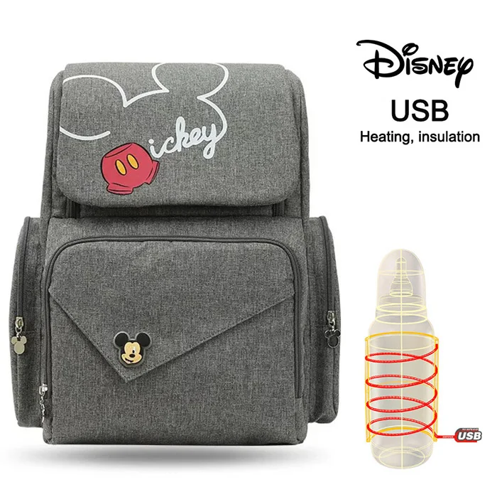 33 Disney Mommy Пеленки сумки мать большой емкости путешествия рюкзак для подгузников анти-потеря молнии ребенка кормящих Дисней сумки дропшиппинг - Цвет: 33