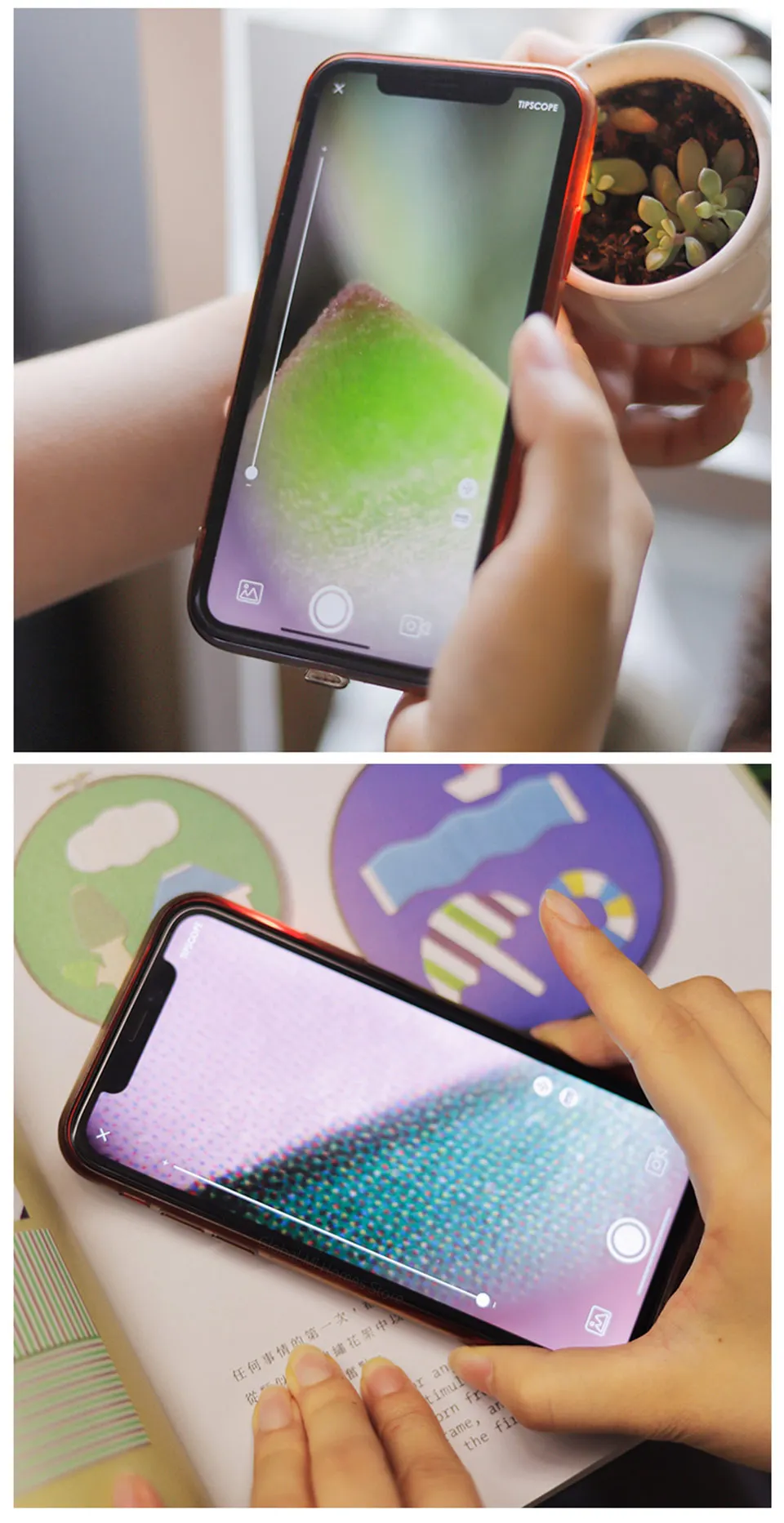 Xiaomi Youpin TIPSCOPE мобильный телефон микроскоп, объектив с высоким разрешением, легкий и удобный, войти в микроскопический мир