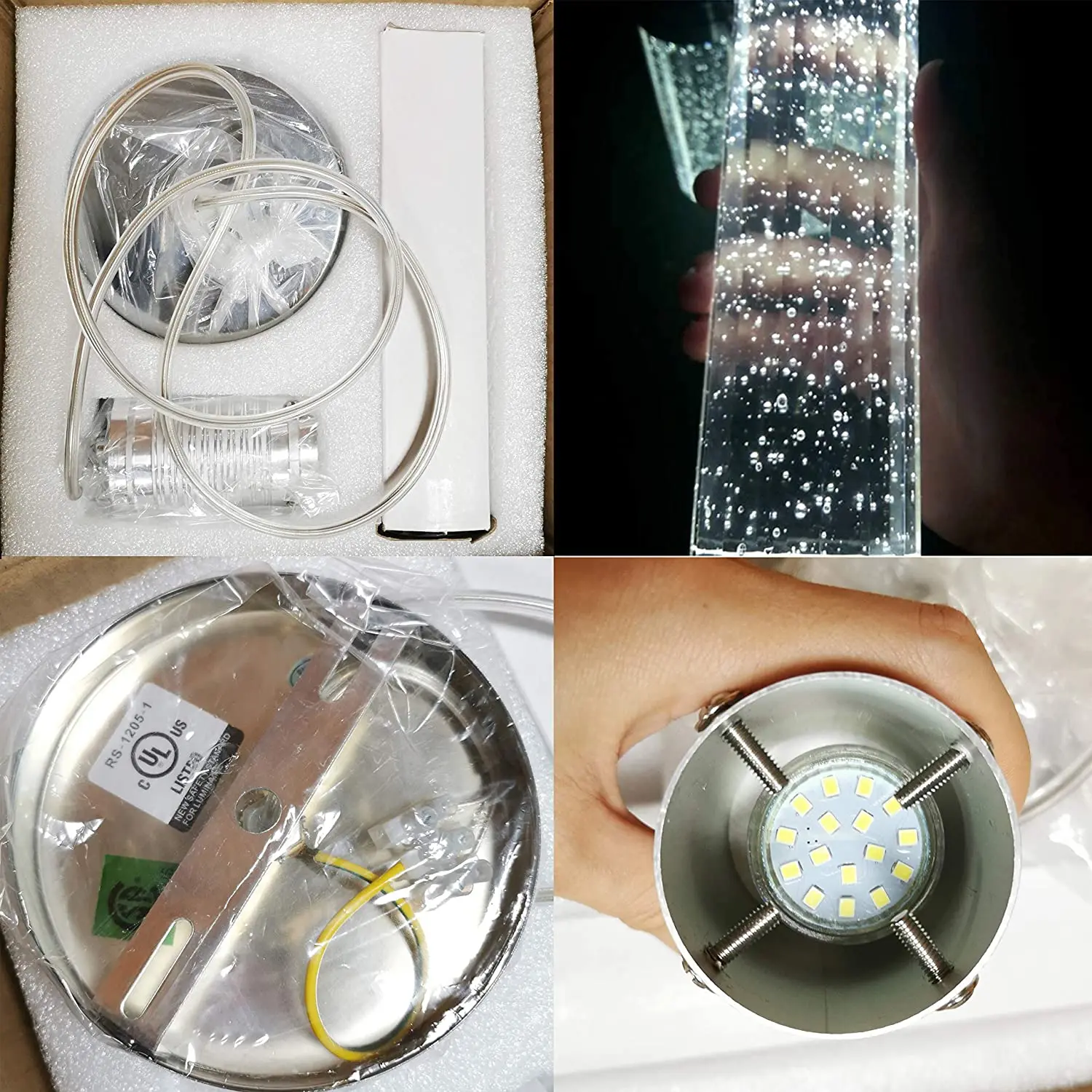 Светодиодные Пузырьковые хрустальные люстры светильник ветительные