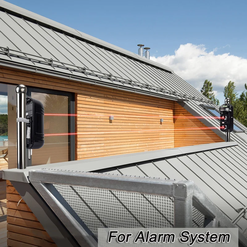 Водонепроницаемый двухлучевой датчик активный инфракрасный детектор вторжения