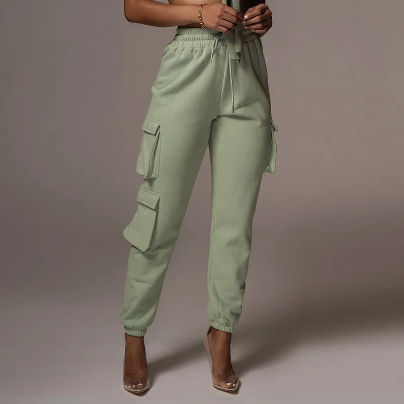 

Winter Women Active Joggers Sweatpants Athletic Yoga Lounge Pants with Pockets Streetwear