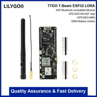 lilygo%c2%ae ttgo t beam esp32 rev1 wifi bluetooth compatible module cp2104ch9102f esp 32 gps neo m8n lora 32 18650 battery holder