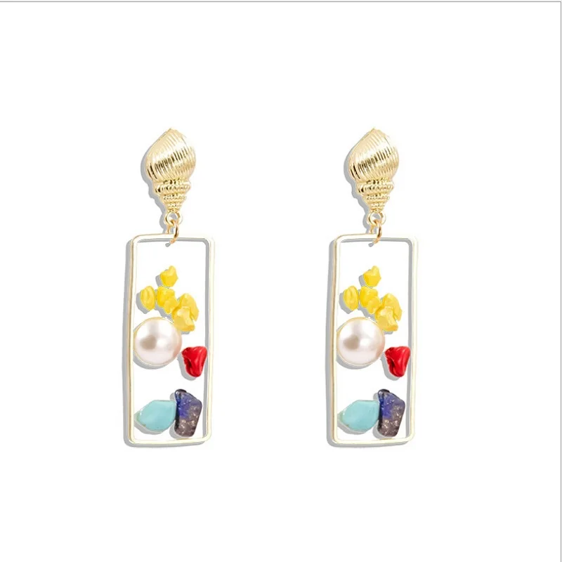 Find Me новые брендовые модные большие серьги капли в форме ракушки для женщин