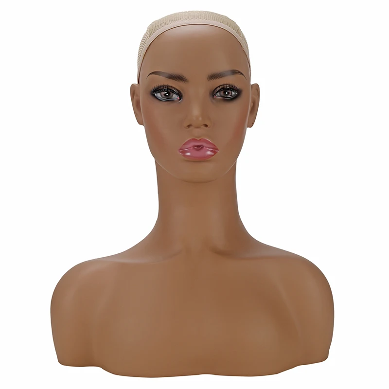 PVC Female Mannequin Head Bust For Wig Stand | Дом и сад