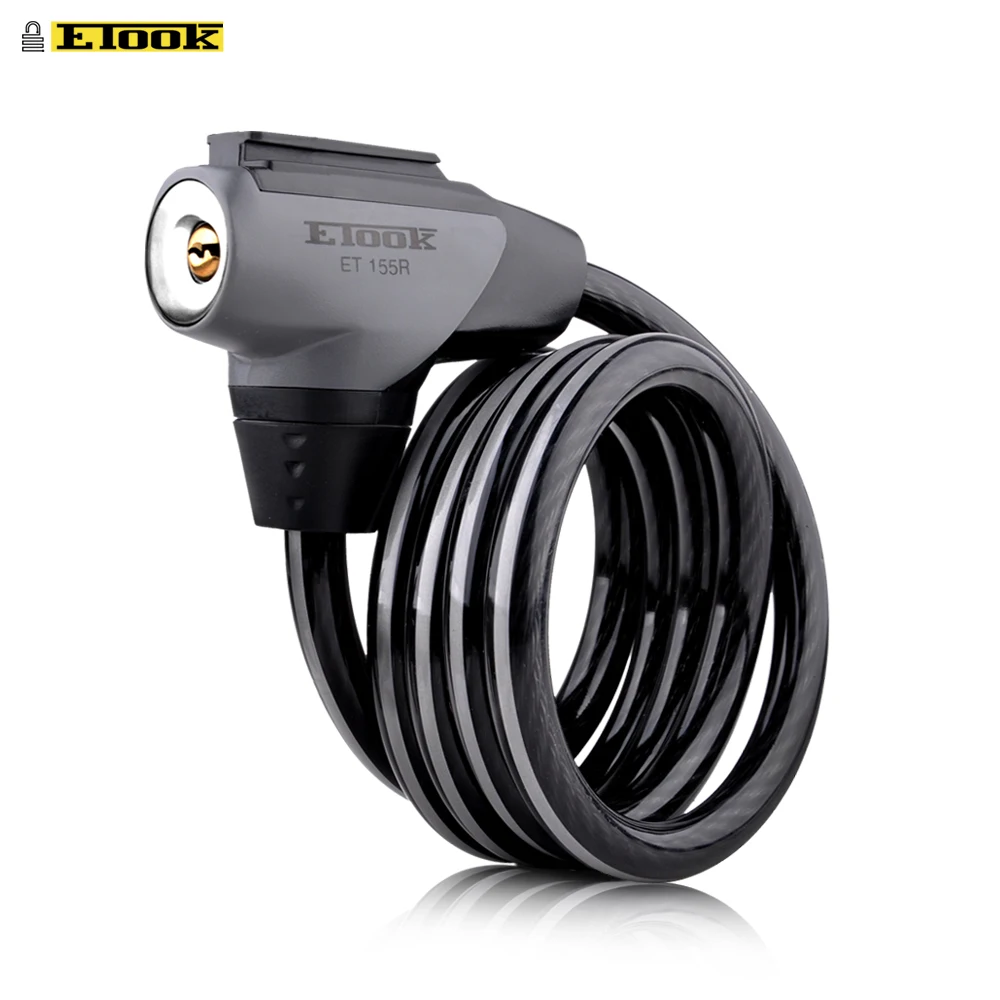 Велосипедный Замок ETOOK с защитой от кражи 1 5 м водонепроницаемый замок для горных