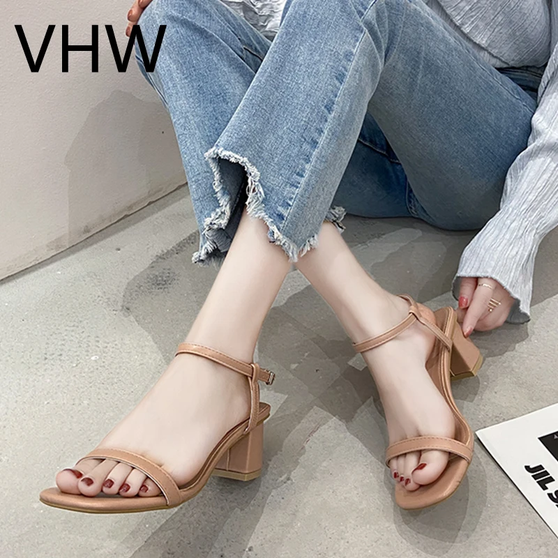 

Women Black Sandals 2021 Summer Fine Heel Sandals Fashion Open Toe Slingback Shoes Ladies Party Elegant White Narrow Band Pumps