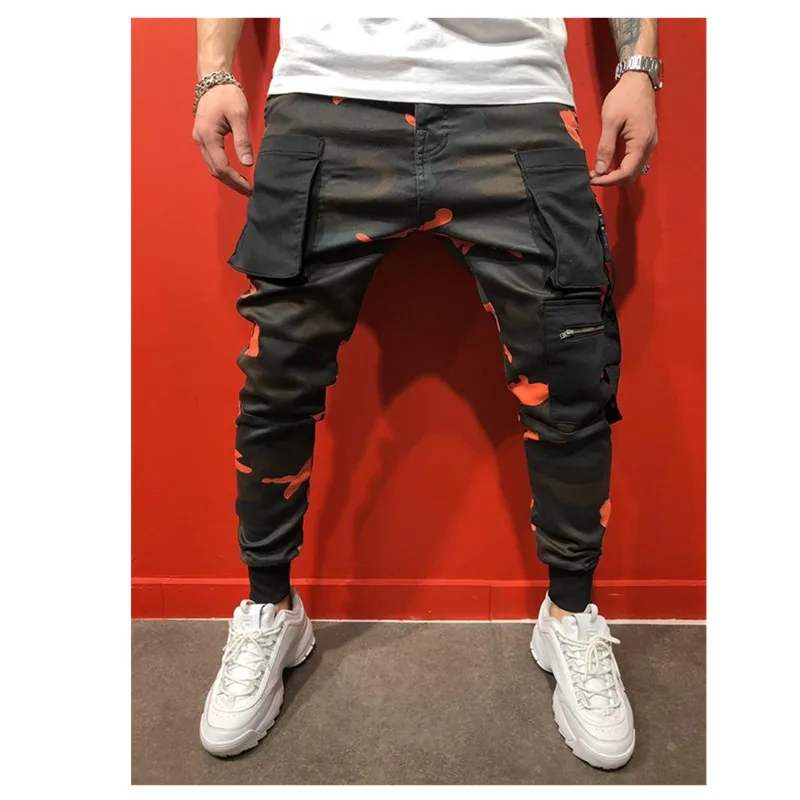 Новинка 2019 мужские спортивные штаны хит продаж повседневные камуфляжные