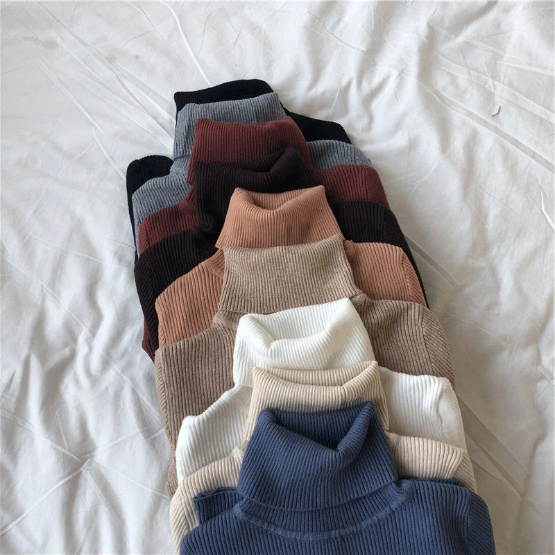 

Женские свитера JCHB, сезон осень-зима 2021, топы, корейский тонкий женский пуловер, вязаный свитер, джемпер, мягкий теплый женский пуловер