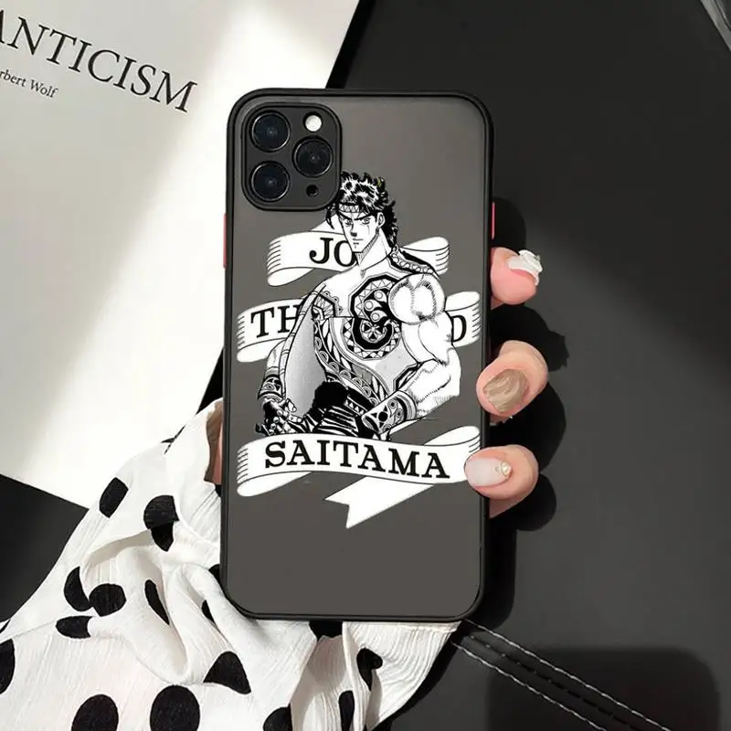 

JOJOS BIZARRE ADVENTURE OVER HEAVEN Phone Cases matte transparent For iphone 7 8 11 12 plus mini x xs xr pro max cover