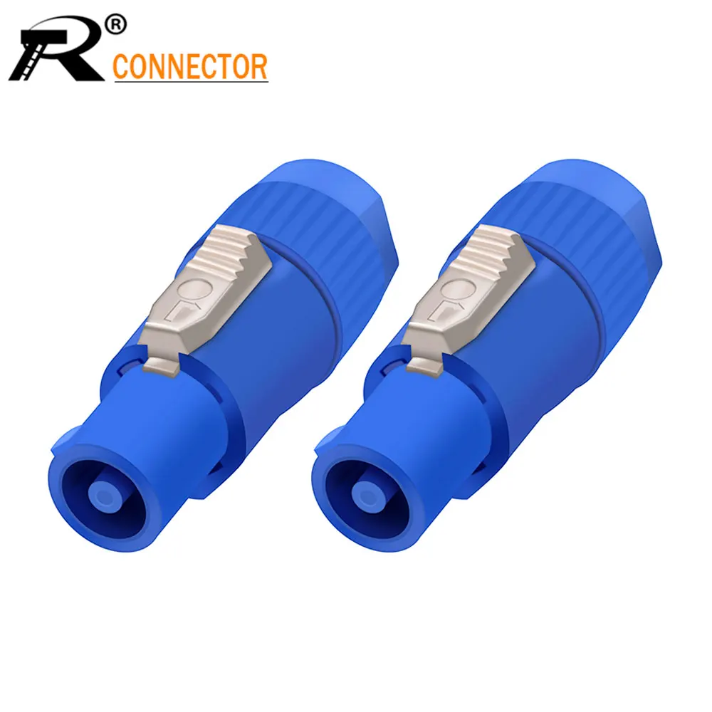 

1pc Powercon Connector 3pins 10A 15A 250V NAC3FCA NAC3FCB Power Male Plug for Electric Drill For LED Lighting Stage Sound Power