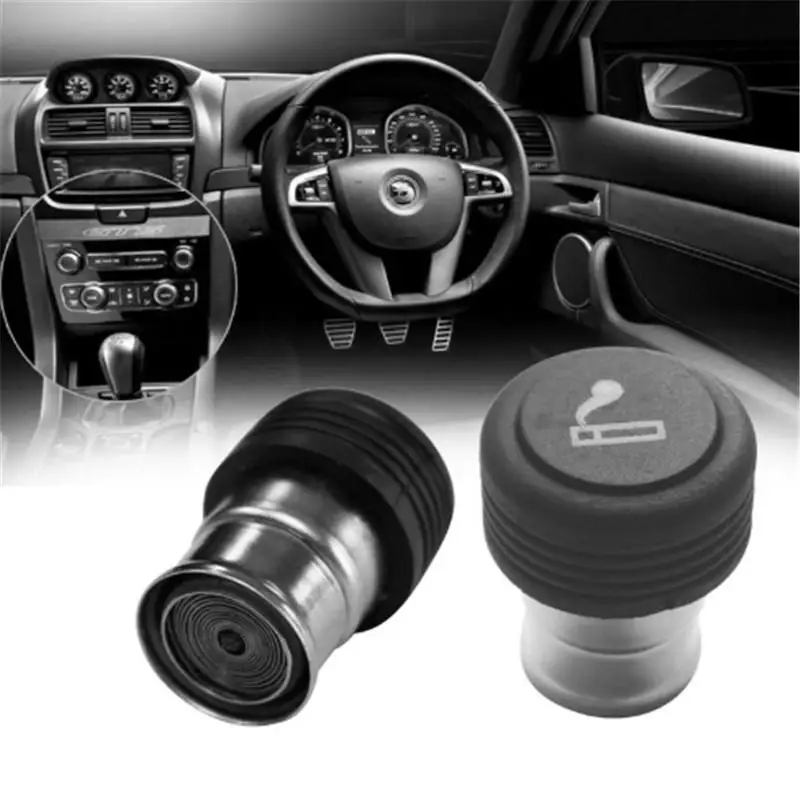 1 шт. Запасная кнопка для зажигалки автомобиля 12V с подогревателем в стиле аксессуаров для автомобилей.