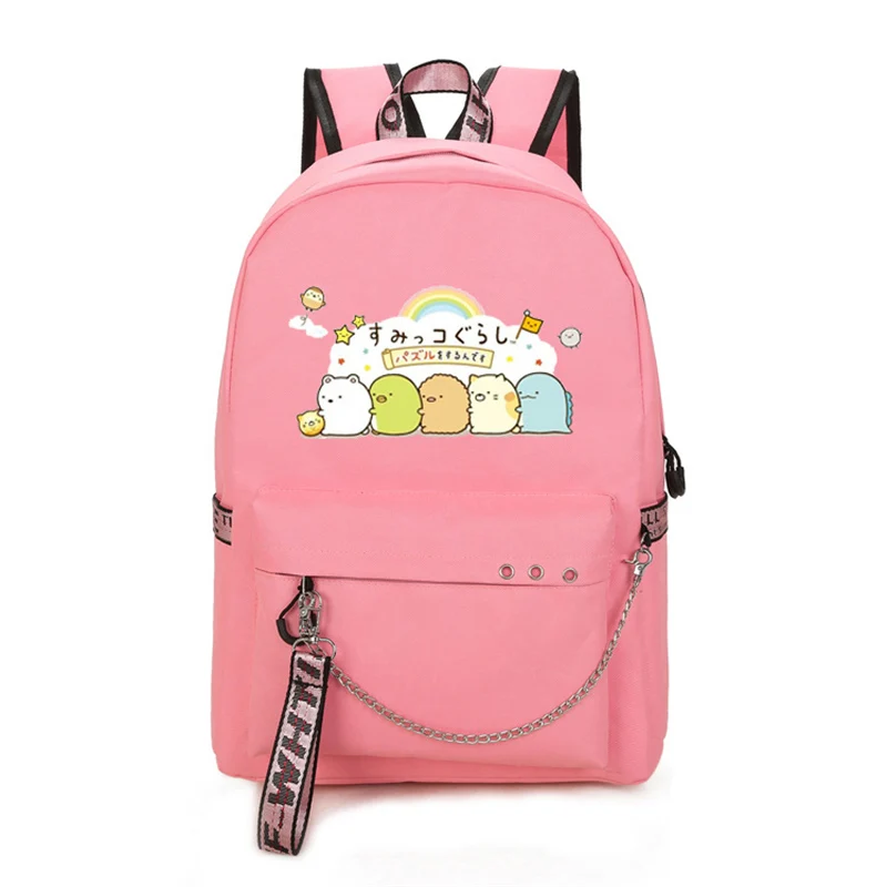 Новый Радужный стиль Kawaii Мультфильм Аниме Сумико гураши школьная сумка рюкзак