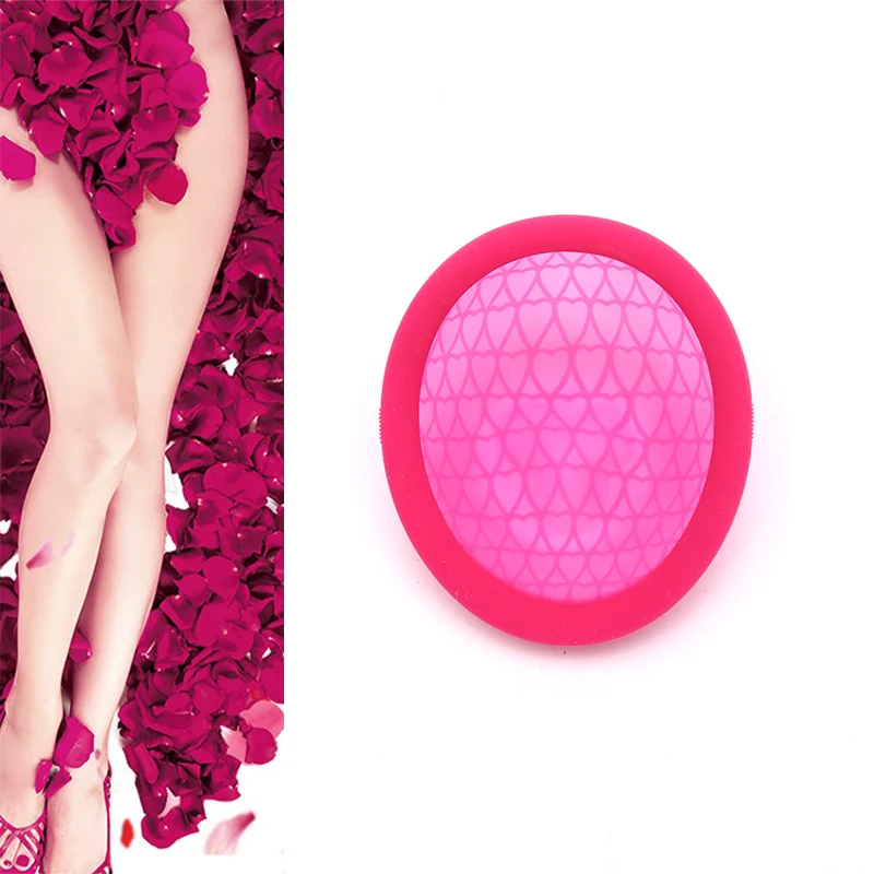 

Reusable Disc Flat-fit Design Menstrual Cup with Extra-Thin Sterilizing Silicone