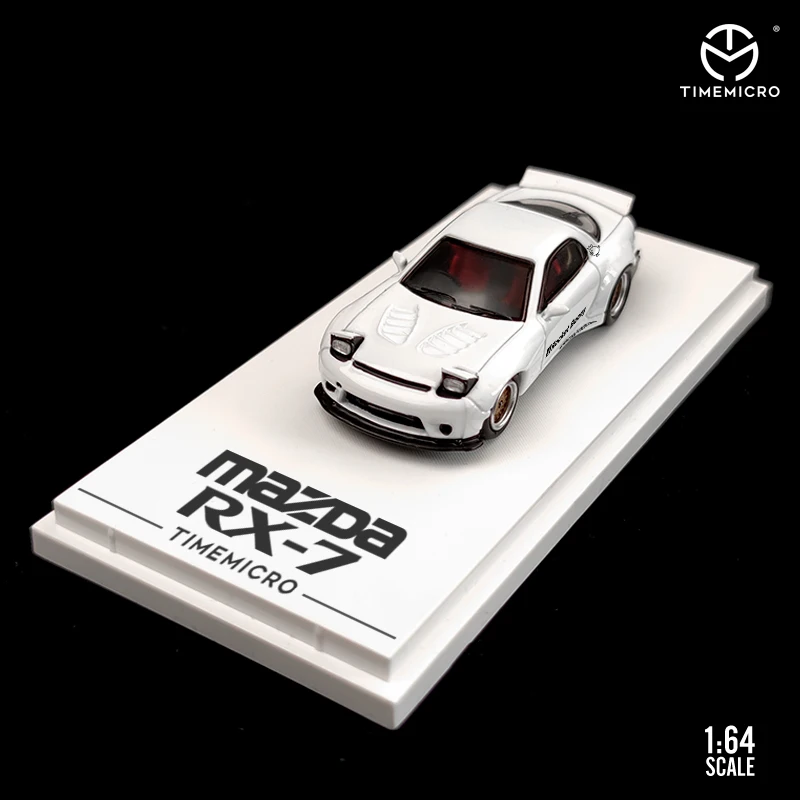 

Модель автомобиля Time Micro 1:64 Mazda RX7 из сплава, литой автомобиль, коллекционные подарки, металлический подарок