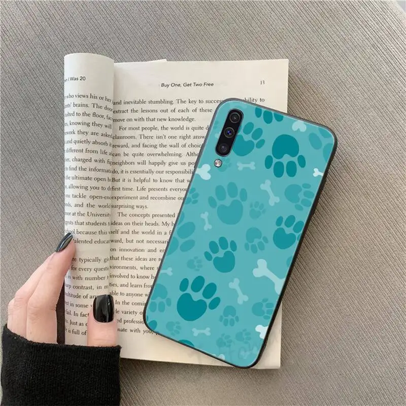 

Cartoon Dog Foot animal pattern Phone Case For Samsung galaxy S 9 10 20 A 10 21 30 31 40 50 51 71 s note 20 j 4 2018 plus