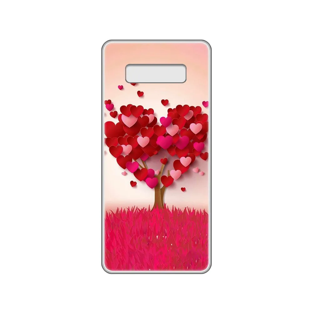 Прозрачный чехол для телефона Love call Lovers landscape Etui SamSung Galaxy S 7 8 9 10 11 20 a 20e 50 51 70 71 Plus Edge