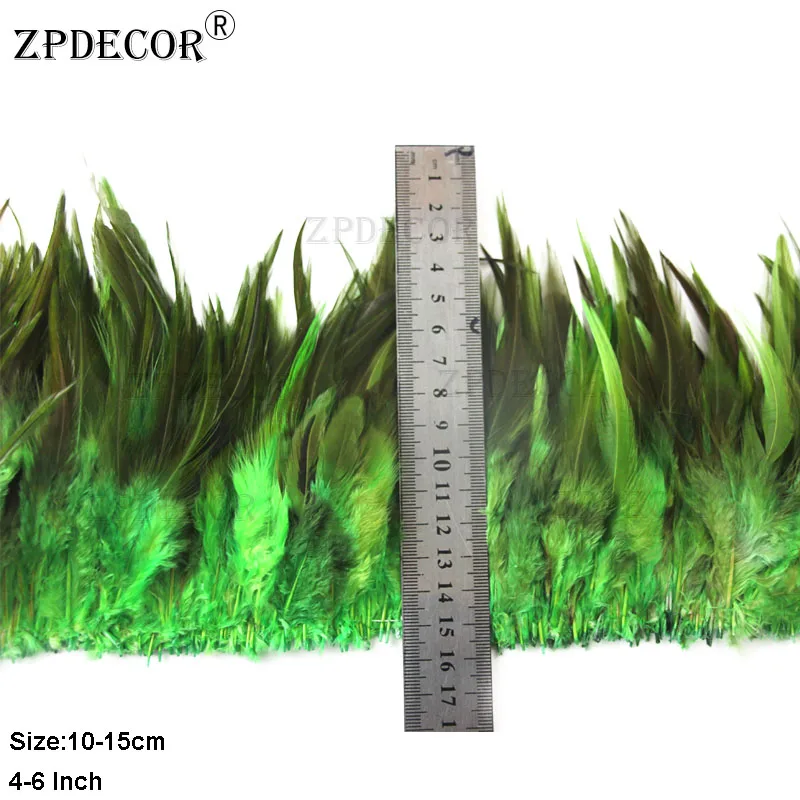 ZPDECOR седло для петуха перья нанизанные 1 ярд за штуку карнавала | Дом и сад